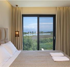  3 bedroom stone villa with pool & seaview, near Acharavi, sleeps 6